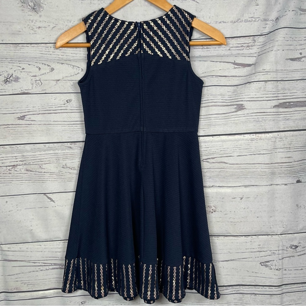 Zunie Girls Navy Dress Size 10 - Picture 3 of 3